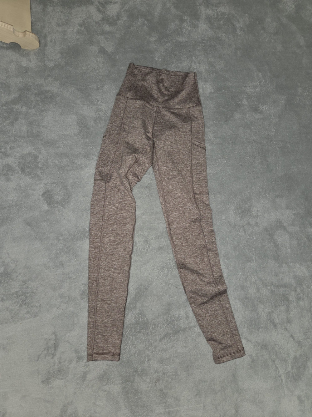 Aerie Offline High-Rise Heathered Taupe Leggings